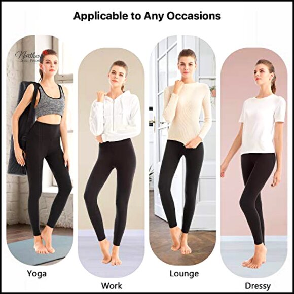 High Waisted Buttery Soft Yoga Leggings Full Length & Capri Workout - Picture 5 of 7